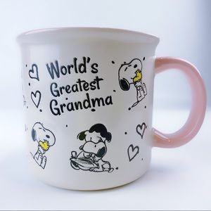 PEANUTS SNOOPY & CHARLIE BROWN WORLD’S GREATEST GR LARGE COFFEE MUG (CUP)